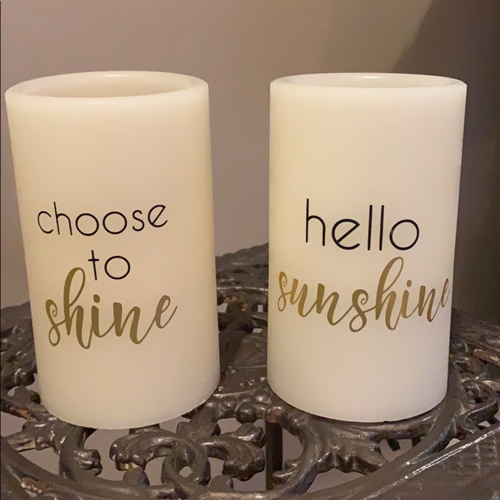 NIB Two LED Battery Operated Candles